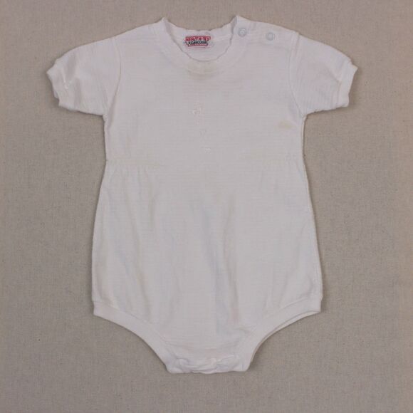 50s/60s Health-Tex 6m Short Sleeve Romper - Picture 1 of 5